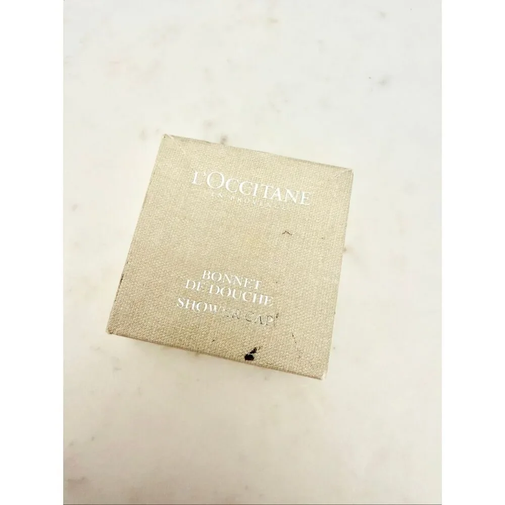 L’Occitane en Provence Hotel Collection Shower Cap Travel Size New